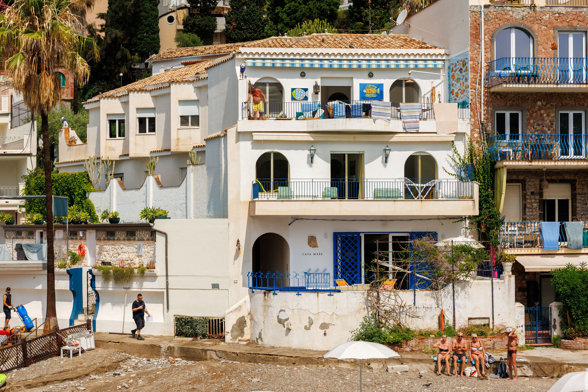 Facciata esterna della villa